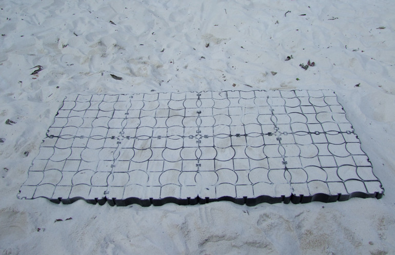 High Density Material Ground Reinforcement Plastic Mesh Flooring Mats Grids