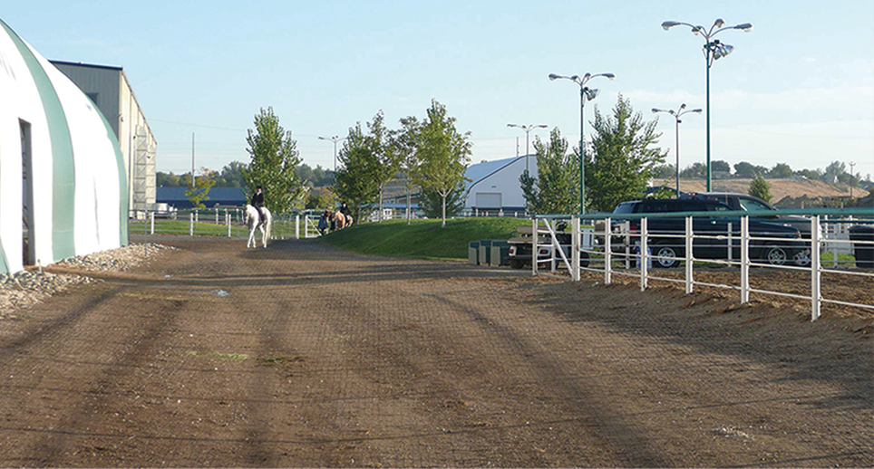 GSGRID horse paddock grid protect the ground surface flat solid. 