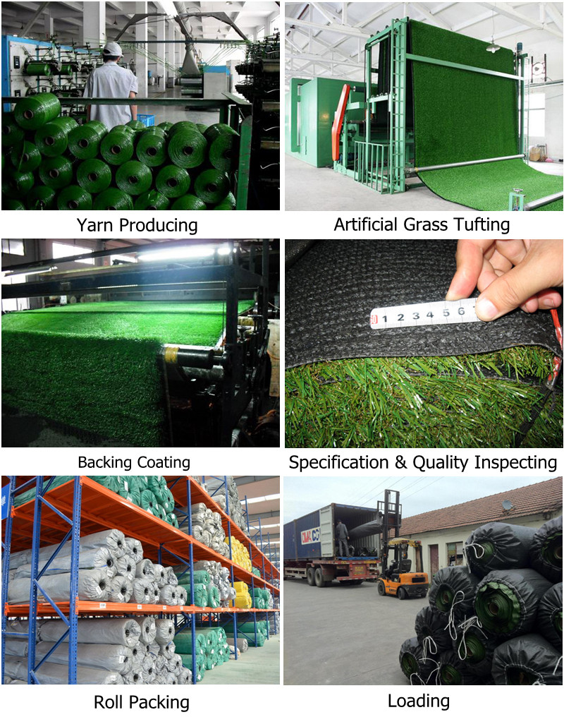 Football Grass Artificial Landscape production process