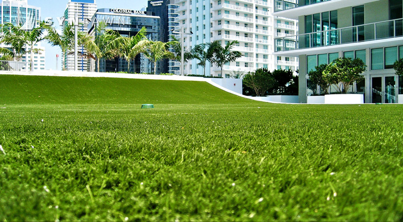 Plastic Material Faux Grass