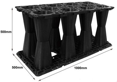 underground tank, soakaway crates, water storage tank