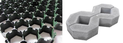 plastic grass grid,grass paver grid, Plastic grass reinforcement grid system