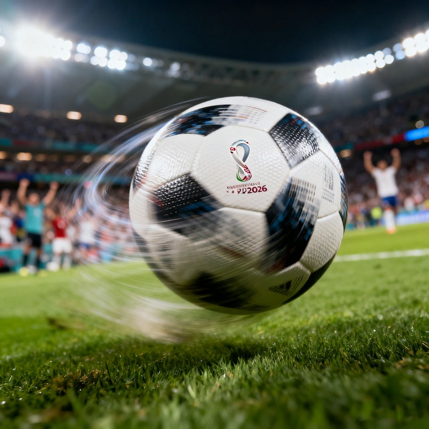 2026 World Cup football stadium at night with cutaway view showing Hoensoey Cells modular drainage system beneath the pitch