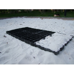 Black Color Plastic Grid Floor System